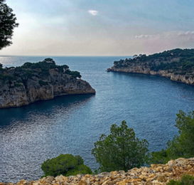 Calanques de Cassis en fin de journée