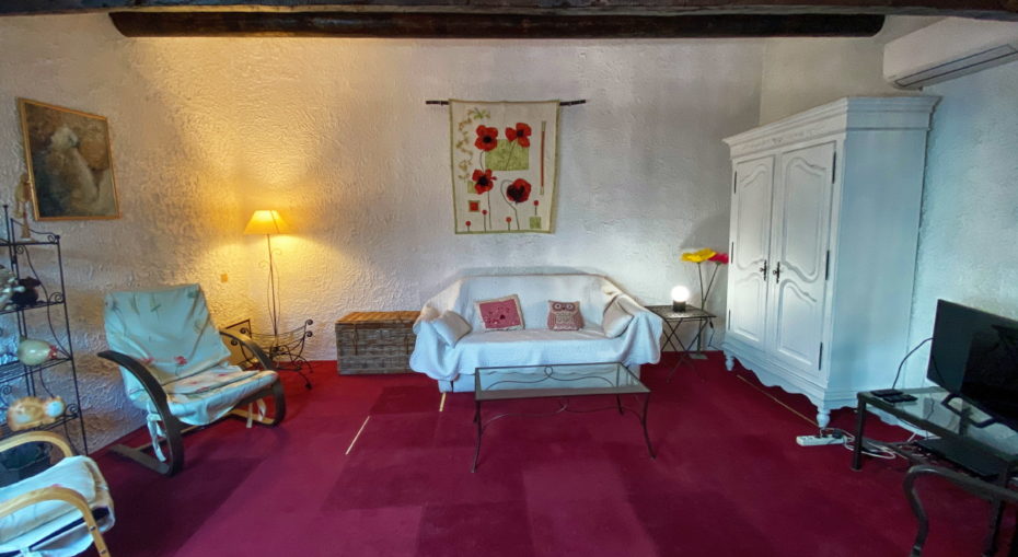 salon appartement Cassis en duplex